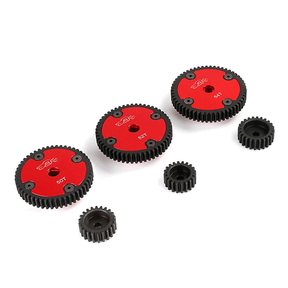 

High Speed Metal 54T/20T or 52T/22T or 50T/24T Gear Kit for 1/5 Hpi Rovan Km Rofun Baja 5b 5t 5sc Ss Parts