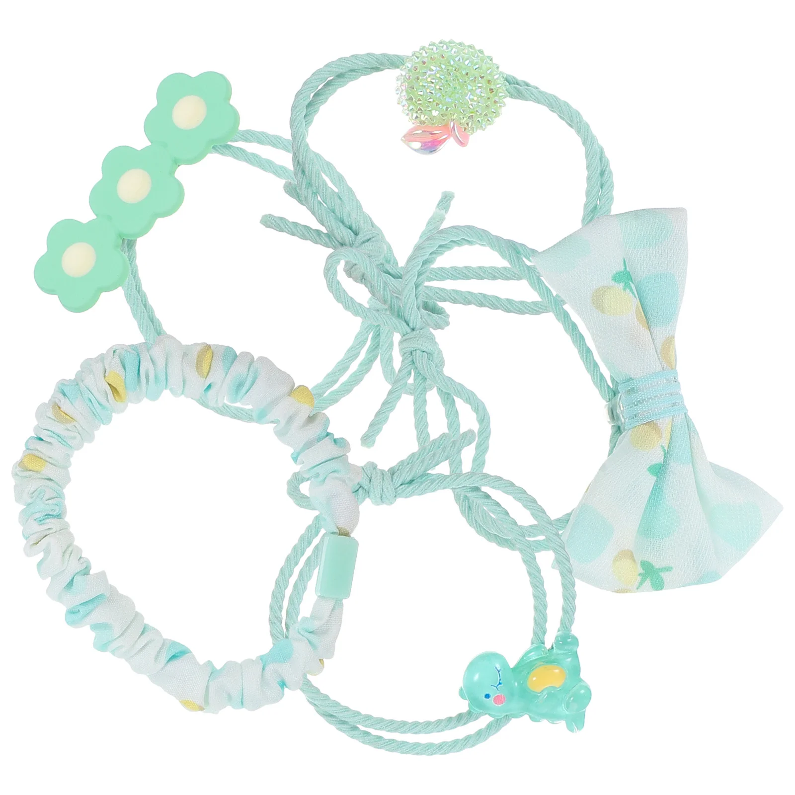 

5pcs Butterfly Ties For Elastic Bands Scrunchies Ponytail Holders Hair Accessories Fashion Hair Rope