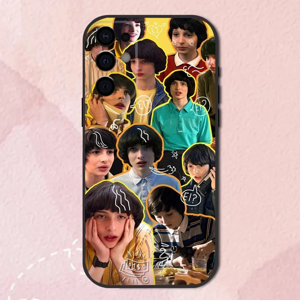 Finn Wolfhard Black Phone Case, capa macia para Samsung S24,S21,S22,S23,S30,Ultra,S20,Plus,Fe,Lite, Nota, 10,9,5G