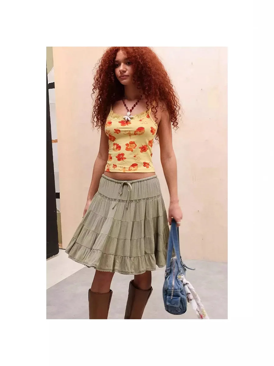 2025年 レディース 花柄 キャミソール セクシー スリムフィット バケーション タンクトップ サマーホリデー ノースリーブ ベスト トップス レディース服 夏