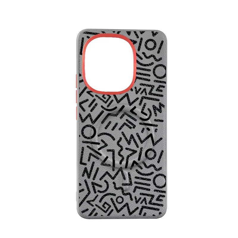 

Graffiti Case For OnePlus 13T Magsafe Metal Aluminum Alloy Raised Lens Frame Protection Anti-slip Grip Plain Vegan Leather Cover