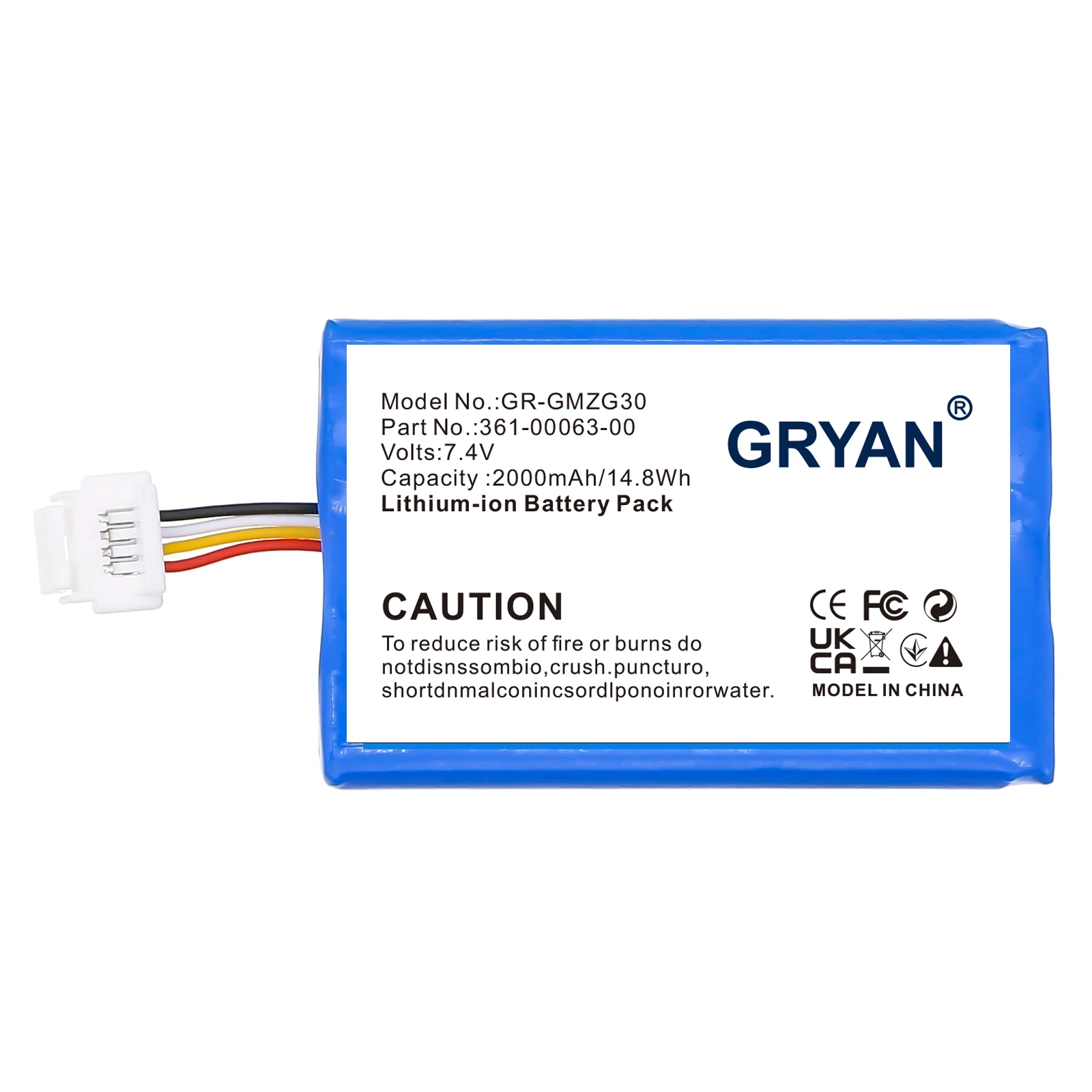 2000mAh/14.8Wh GPS Navigator Battery 361-00063-00 361-00063-04 For Garmin Zumo BMW Motorrad Navigator V VI 6 Endurance
