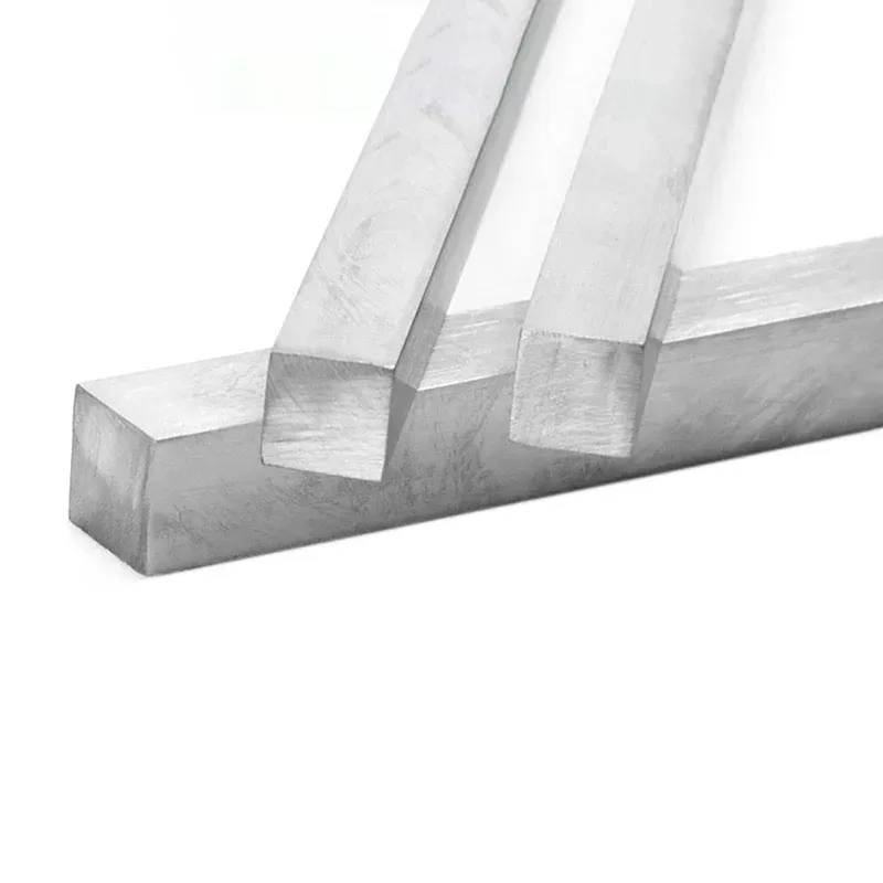 

304 Stainless Steel Square Bar Rod 3-25mm Side Length 100-500mm Machining Material