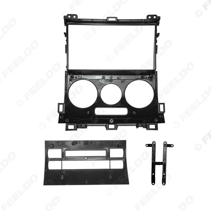 FEELDO Car Audio Fascia Frame Adapter For Toyota Prado 2003-2009 9