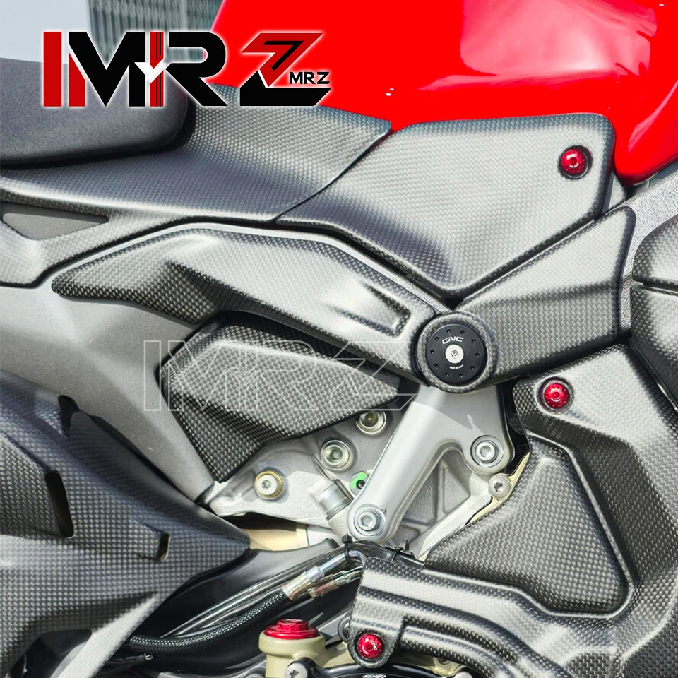 Motorcycles Carbon Fiber Parts Rear Subframe Covers FOR Panigale V4 V4S Streetfighter V4 2025+ Fairing Protection Guard Cover