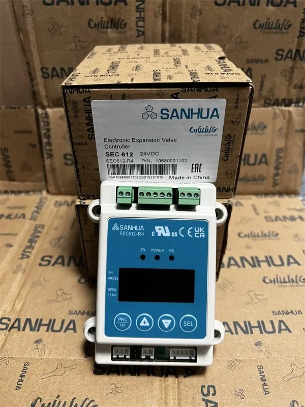 Sanhua three flower electronic expansion valve controller solenoid valve driver SEC611-R4 SEC612-R4