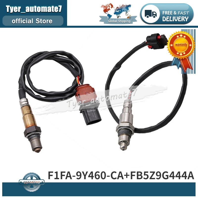 2Pcs Oxygen Lambda O2 Sensor F1FA-9Y460-CA FB5Z9G444A 234-5713 234-8039 FOR 2016-2019 FORD EXPLORER 2.3L