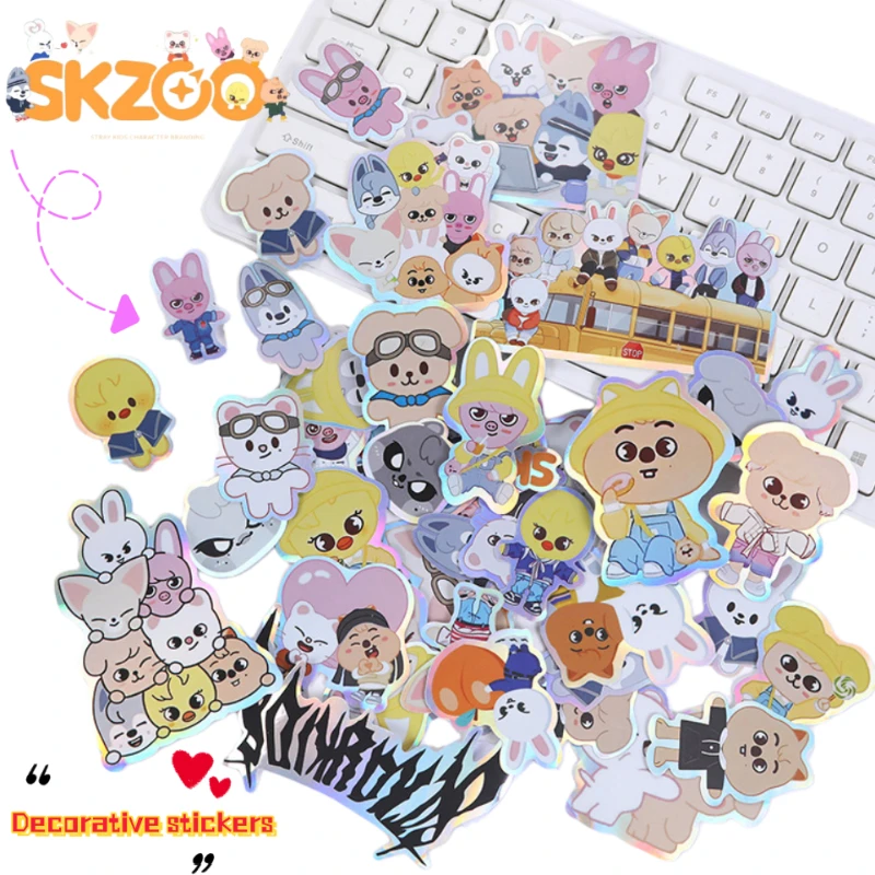 

СКЗУ Волчонок ‌ Креативные наклейки Jiniret Dwaekki для студентов, для декора чемоданов и блокнотов, оптом, в подарок