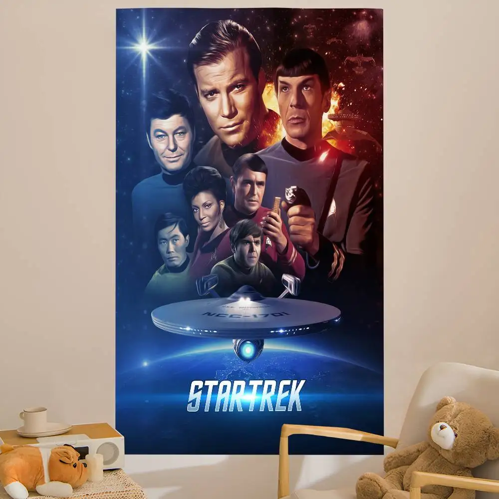 Classic Movie S-Star T-Trek Colorful Tapestry Wall Hanging Bohemian Wall Tapestries Mandala Wall Art Decor
