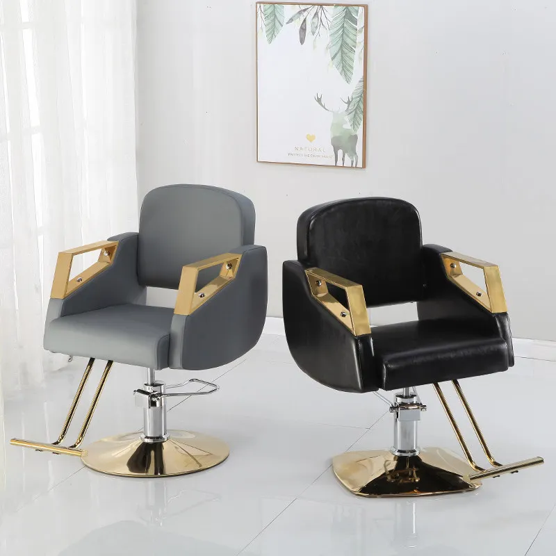 Comfortable Modern Barber Chair Footrest Rotate Salon Chair Swivel Professional Hairdresser Chaise De Coiffure Salon Furniture