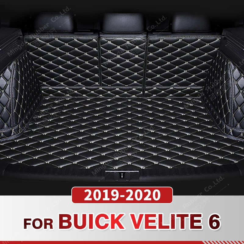 Auto Full Coverage Trunk Mat For Buick Velite 6 2019 2020 Car Boot Cover Pad Cargo Liner Interior Protector Accessories