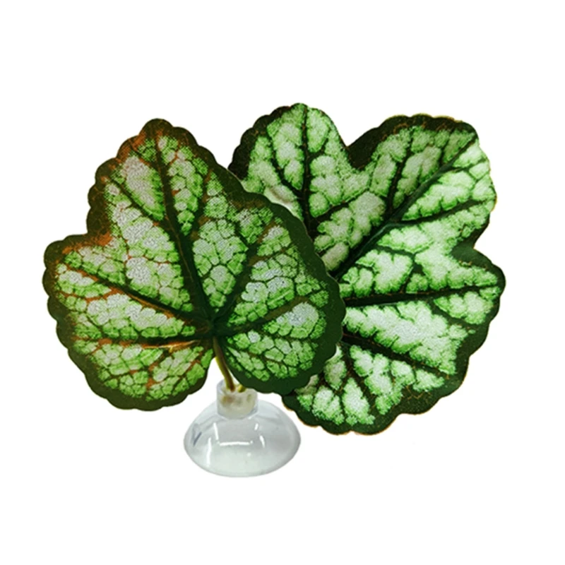 F92B Betta Fish Leaf Pad Hammock Simulating Habitat Resting Spot Fish Rest Bed Decor