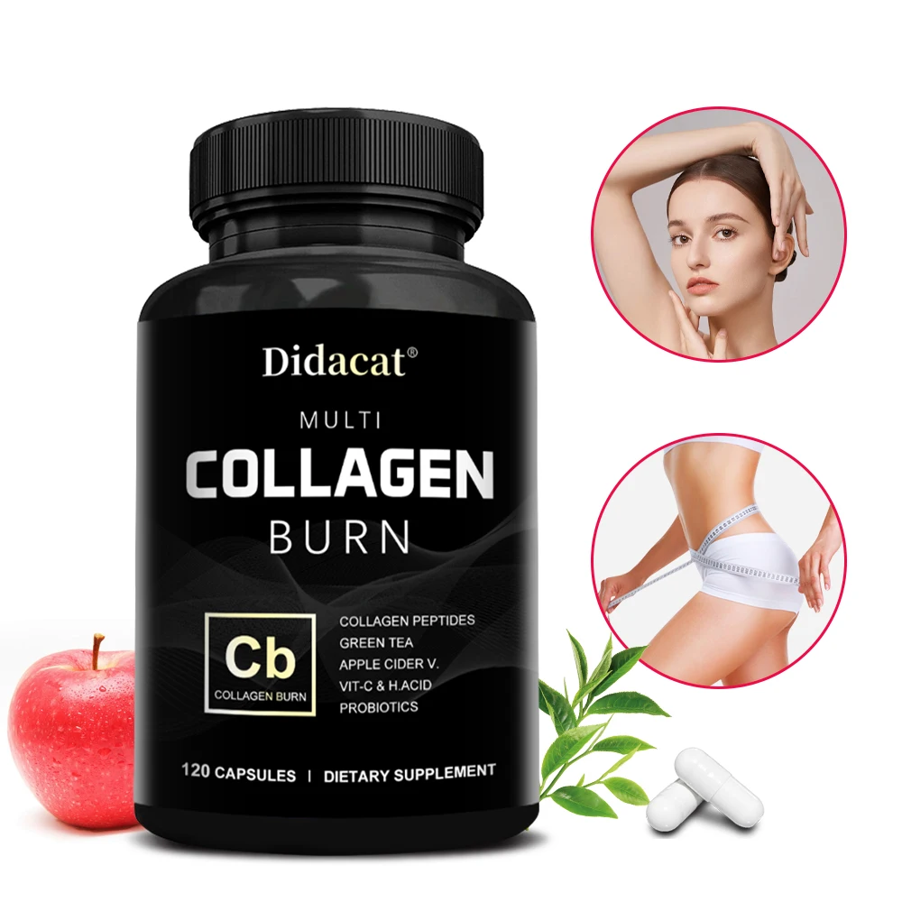 

Multi Collagen Complex Plus - with Biotin, Hyaluronic Acid, Vitamin C for Women & Men - Hair, Skin, Nails Beauty Complex