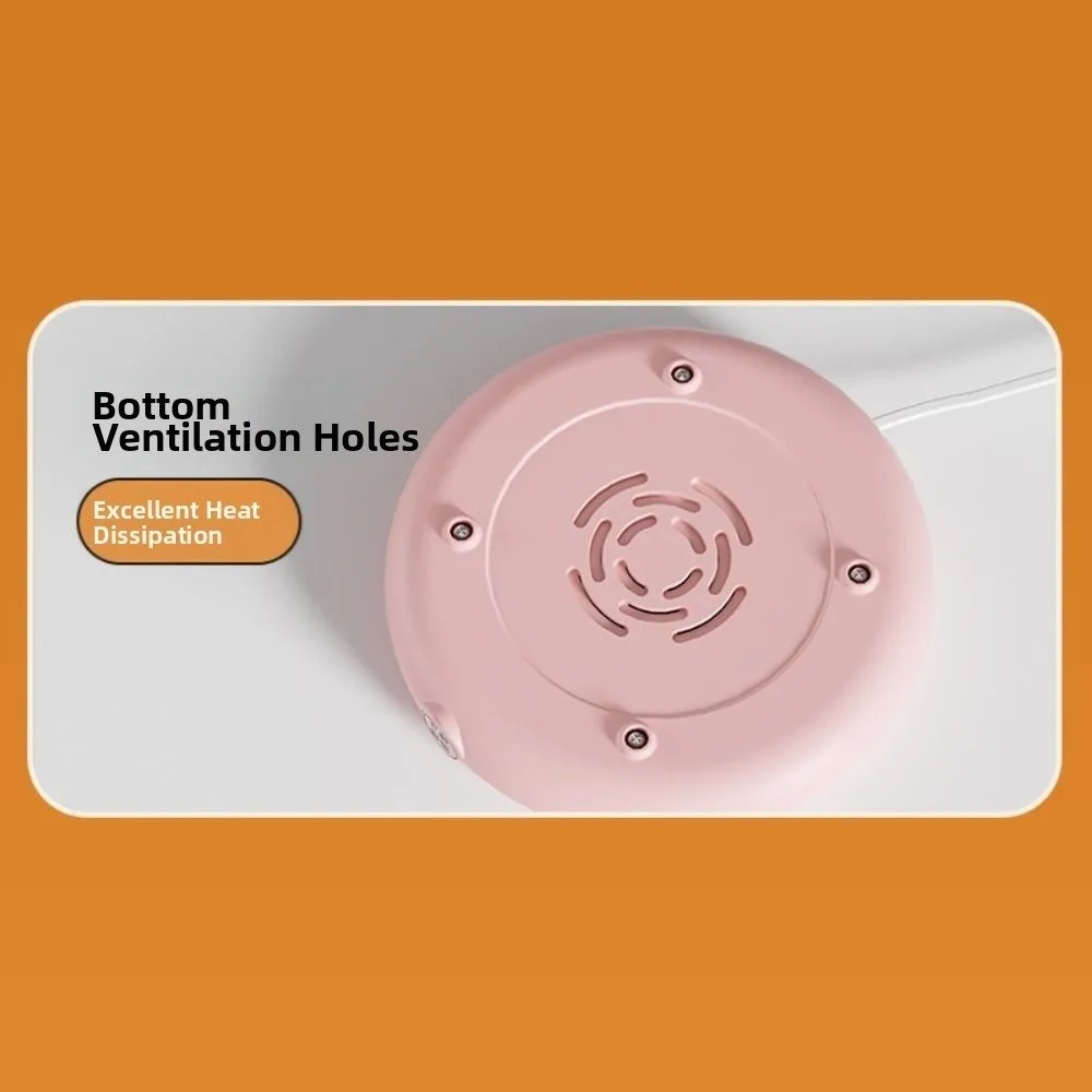 

Ceramic Pet Heated Water Bowl Temperature Adjustable Noiseless Self-Heating Water Bowl Multifunction Round