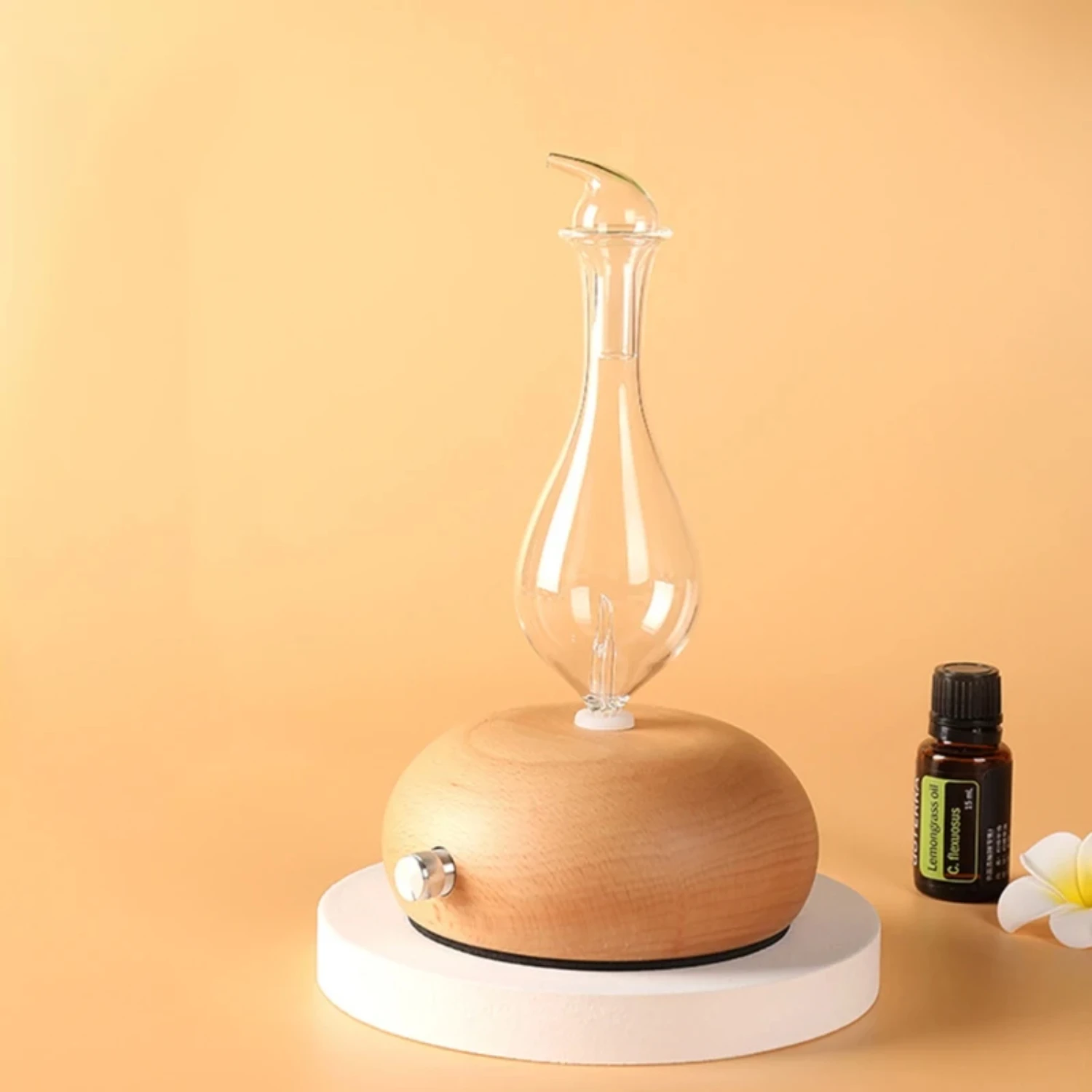 25ml Solid Wood Diffuser Pure Oil Diffuser Cold Diffuser Anhydrous Silent Essential Oil  Diffuser Great Gift Dropshipping