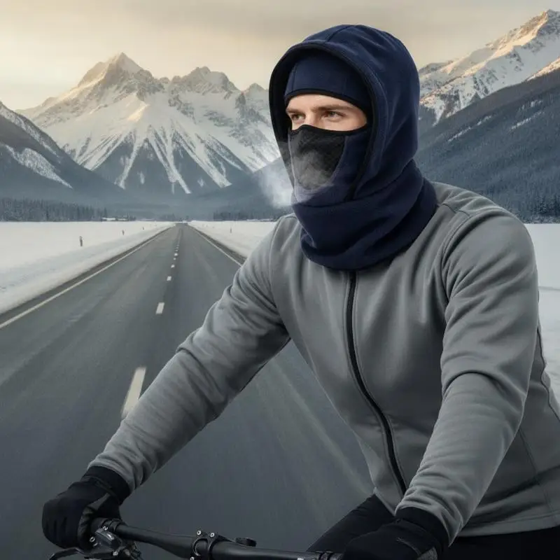 Extreme Warm Winter Fleece  Full Coverage Breathable for Hiking Fishing Snowboarding Outdoor Sports