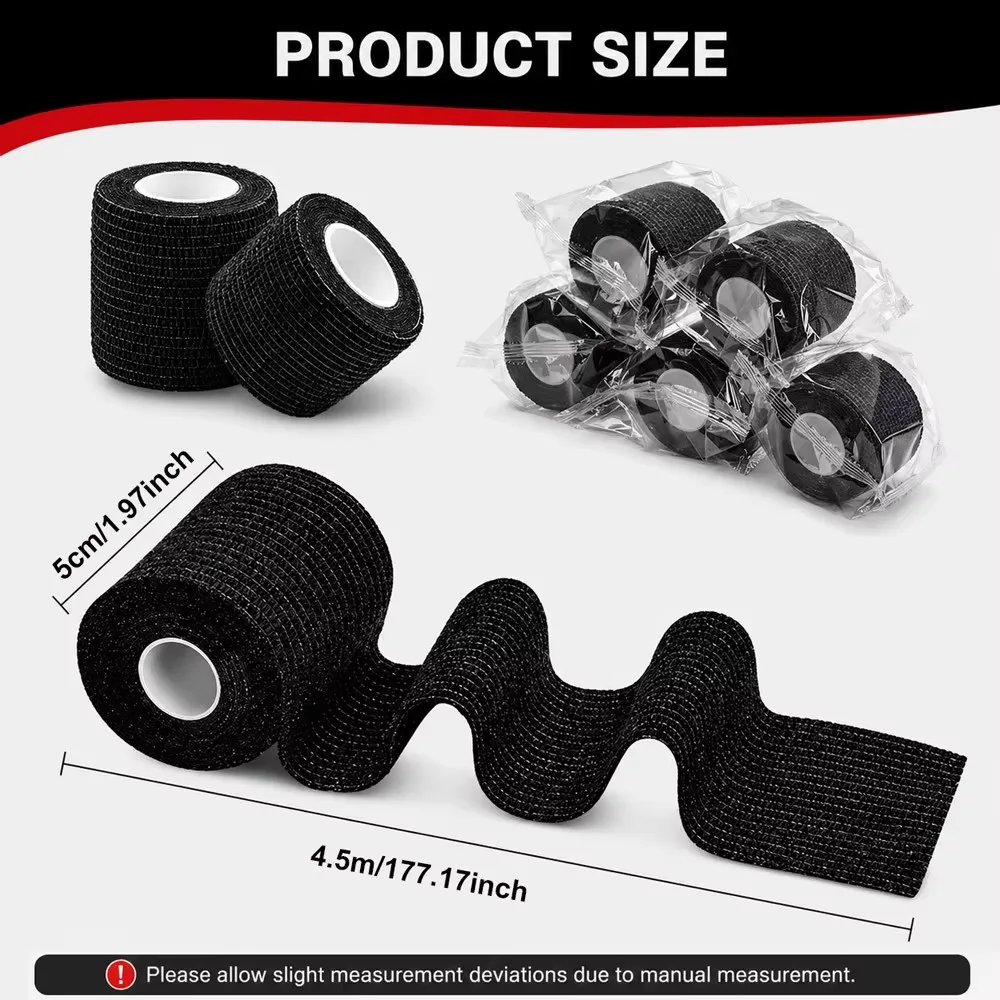 54/45/36/27/18/9pcs Mixed Tattoo Grip Cover Wraps Self Adhesive Tattoo Elastic Bandage Sports Wrap Tape Tattoo Accessories