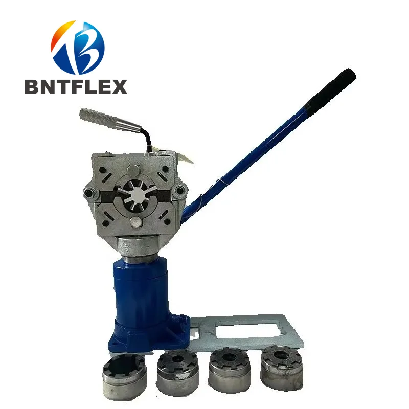 

12T Portable Car Air Conditioning Pipe Crimper Small Flip Type Hydraulic Hose Pressing Machine for Automotive Repair Tools