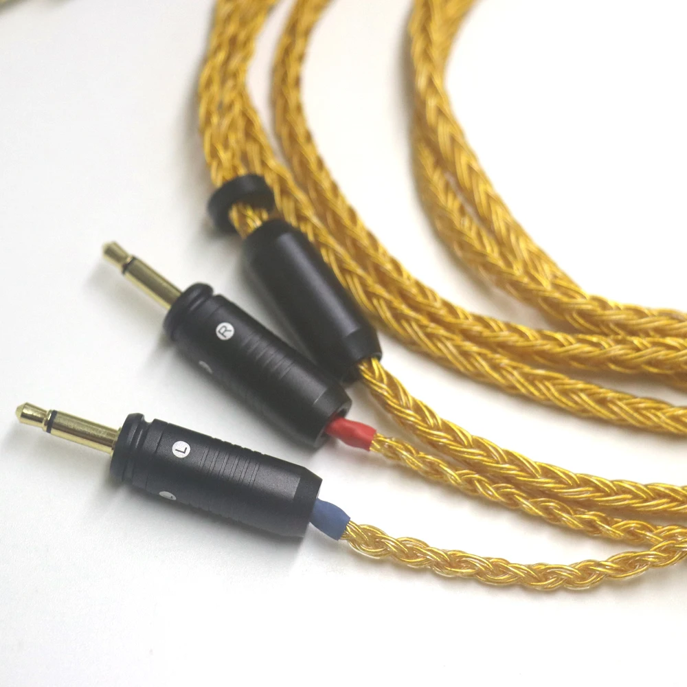 16 Core 99% 24k مطلية بالذهب Occ سماعة كابل ل البؤري واضح Elear Elex Elegia Stellia Celestee Radiance سماعة الرأس