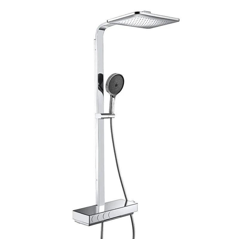 

335Mm top spray constant temperature square overhead large top spray storage table shower faucet