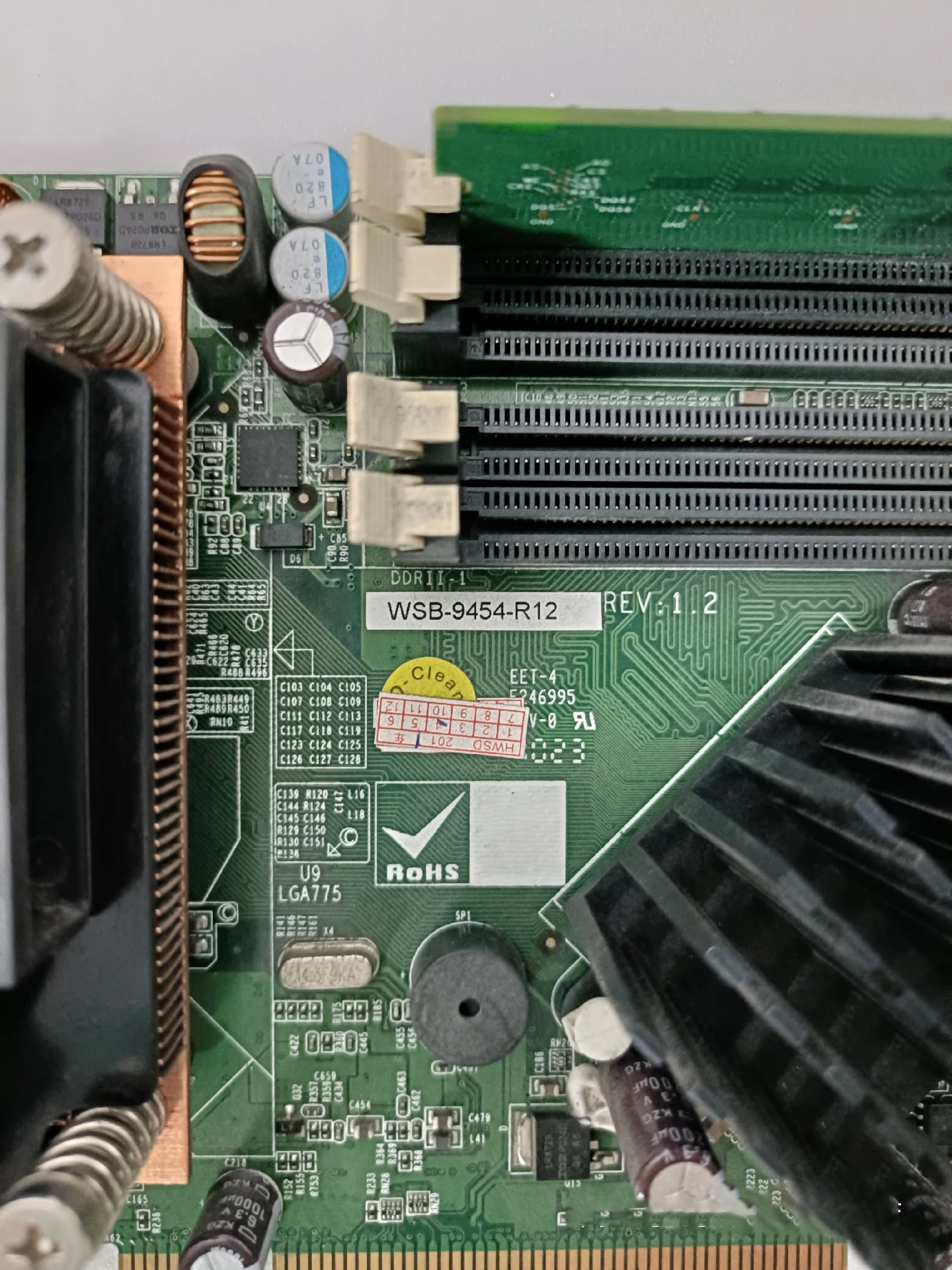 WSB-9454-R12 REV:1.2 Industrial computer motherboard