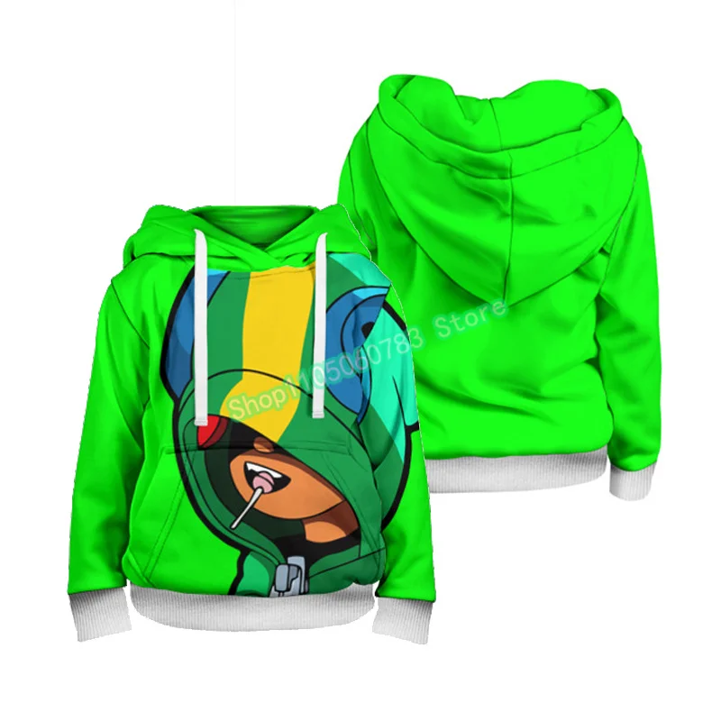 3D PRIMO MORTIS Brawings Stars and Boys Girls Fashion Crow Spike Leon Shelly T-shirt Kids Game Anime T Shirts Birthday Gift