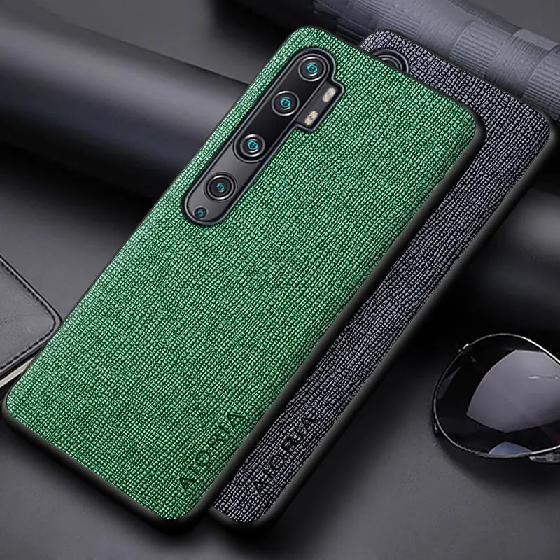 case for Xiaomi Mi Note 10 Pro Lite cover with concise and atmospheric cross pattern design phone cover for Mi Note 10 Lite case