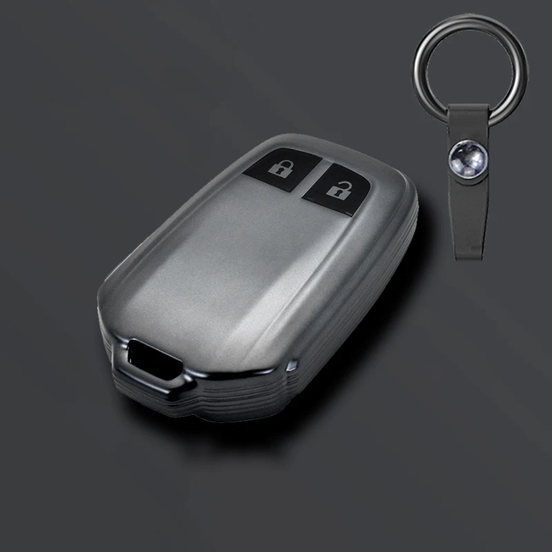 Grey TPU Car Remote Key Case Cover For Isuzu D-MAX MUX Truck DMAX 2015 2016 2017 2018 2019 2020 keyless Accessories