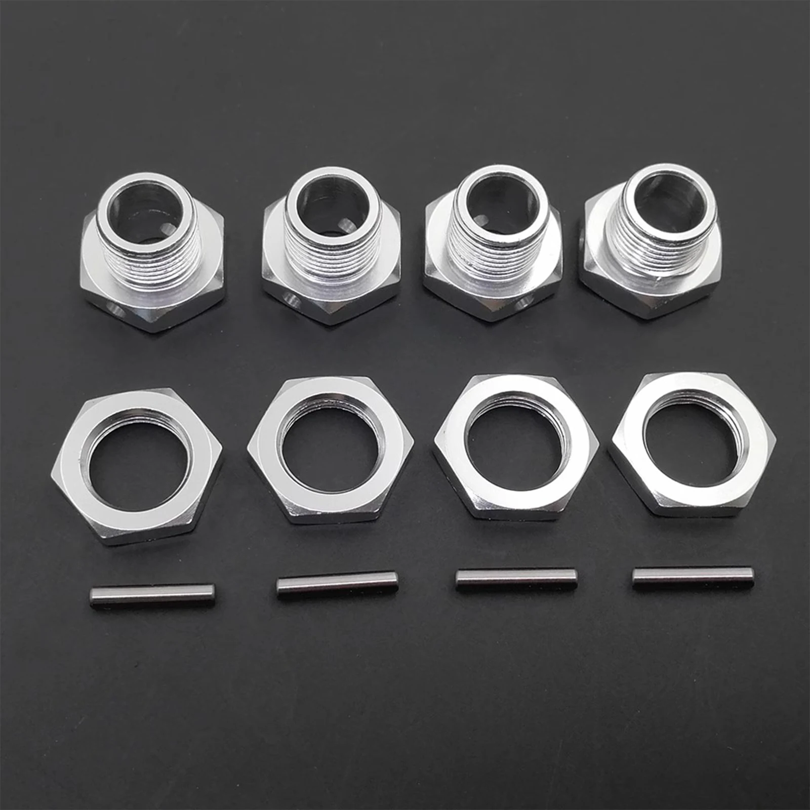 Aluminum Alloy Hex Combiner 94762 94081 Wheel Hub 17mm Hexagon Adapter Metal Hex Nut 81011 for HSP 1/8 RC Cars
