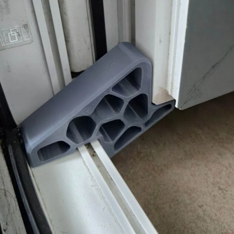 1 Heavy-Duty Wedge Anti-Slip Door Stopper-Suitable for Indoor Use Easy to Install/Remove Compatible with Balcony Window Doors