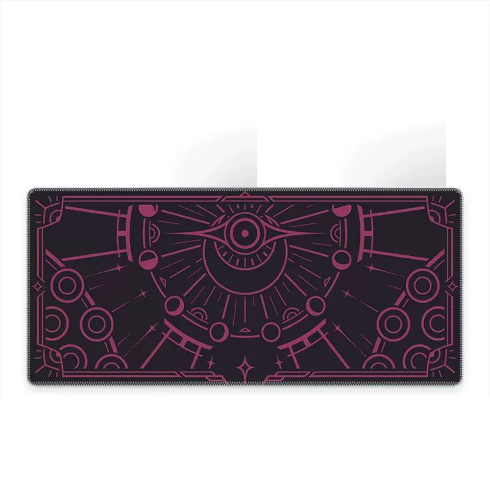 Pink Ancient Greek God Eye Gaming Mouse Pad Laptop Keyboard Desk Pad Non-slip Base Suitable for Computer Games and Office