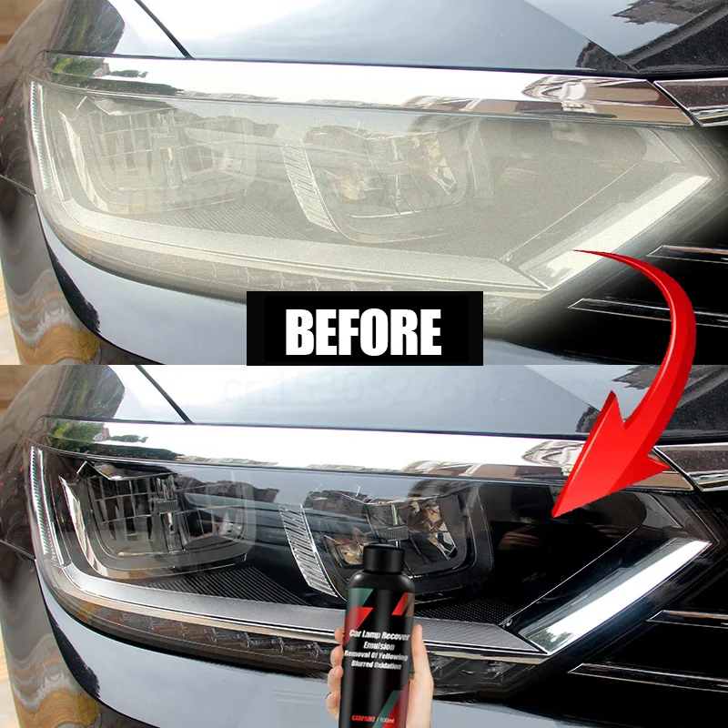 Car Light Restorative Liquid Removing Oxidation Dirt Portable Headlight Repair Polish Liquid For Car Headlight Restoration