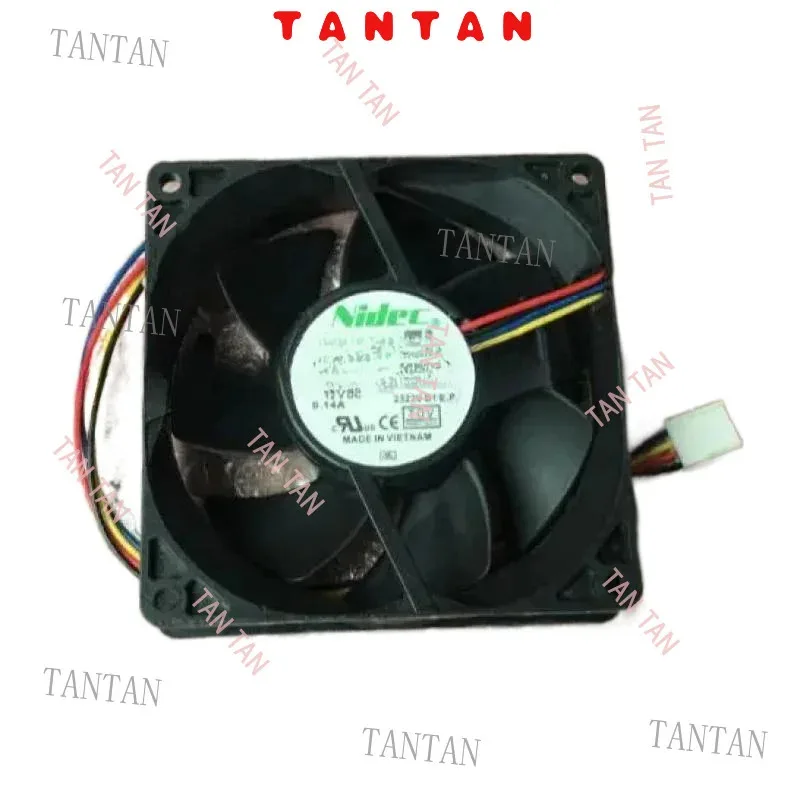 

Вентилятор Nidec T92T12MHA7-57 12V 0.14A 9025 9 см, четырехпроводной, бесшумный, NNN