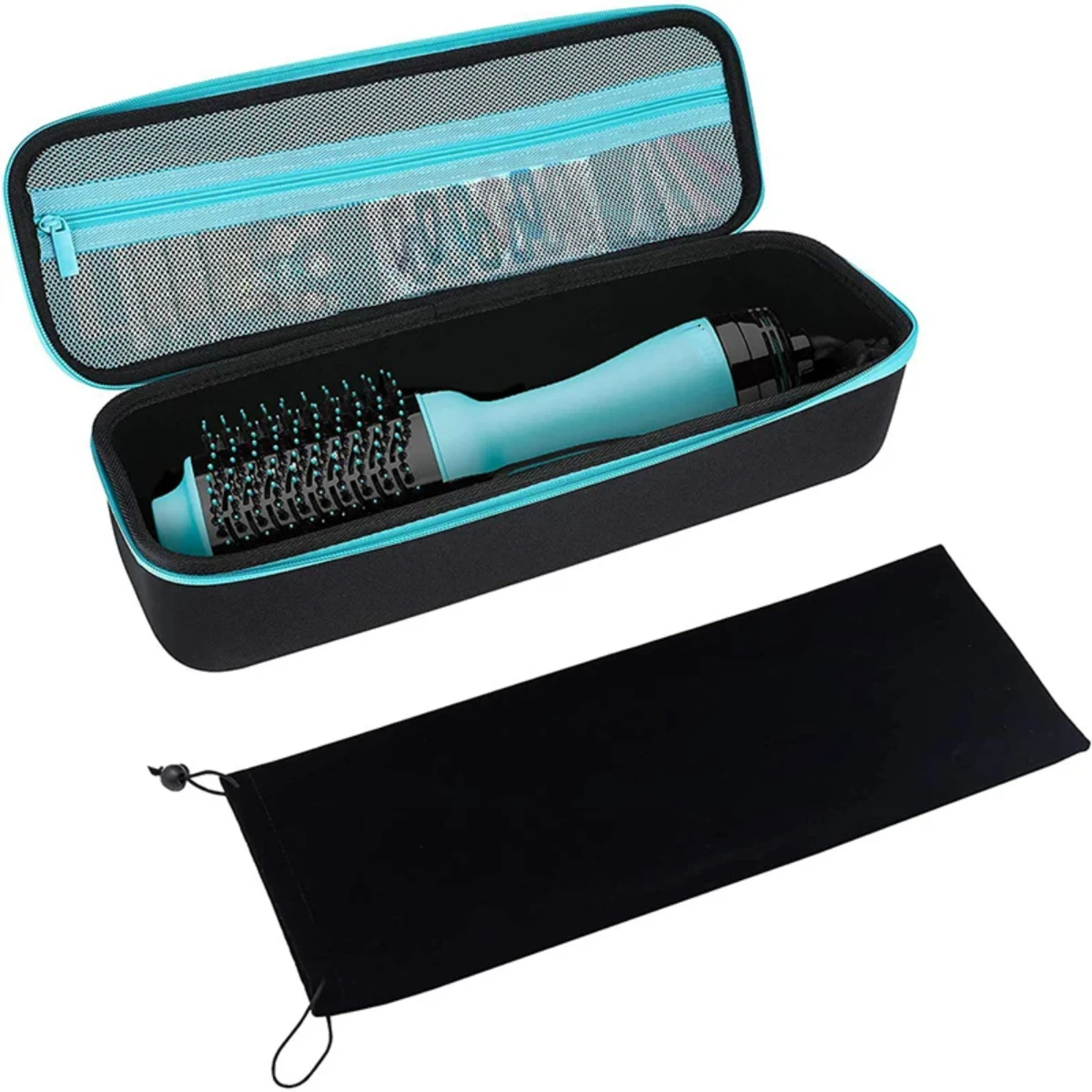 Hard Portable Carrying Protect Pouch  Revlon One-Step Hair Dryer and Volumizer Hot Air Brush   Box