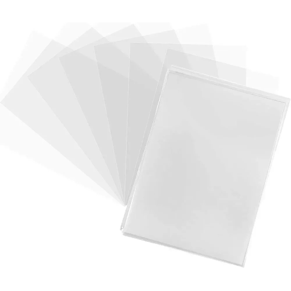 300/100Pcs 66*91mm Card Sleeves Collect Cards Storage Toy For Italian Brainrot Trading Card Clear Film Card Holder Protectors