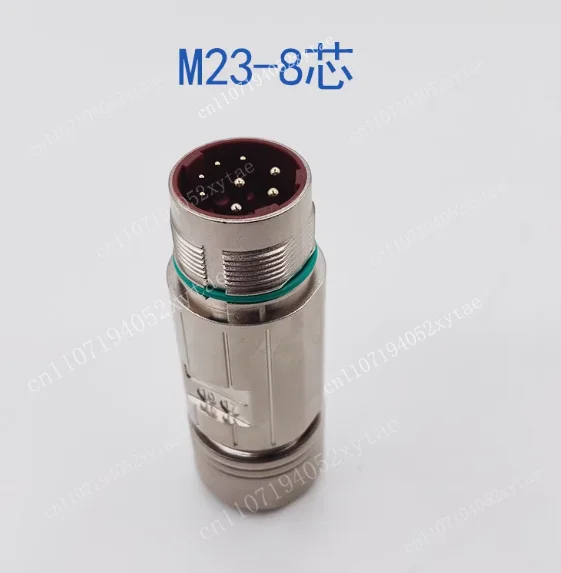 1pc M23-8pin 6-core 8-hole 6-hole Servo Motor Power Supply Power Cable Plug Aviation Plug 923 Connector