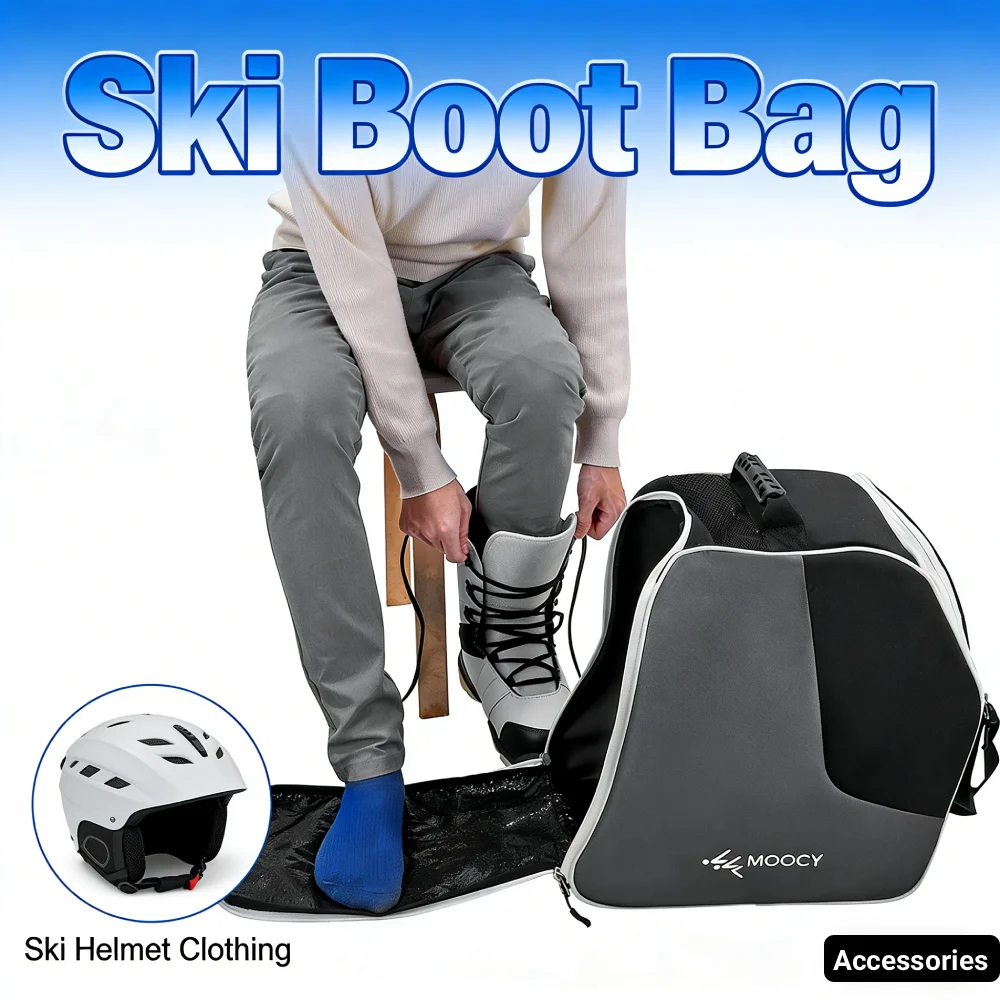 

Portable Outdoor Winter Ski Equipment Storage Bag Waterproof Skating Shoes Storage Bag Accessories for Ski Helmet Goggles Gloves