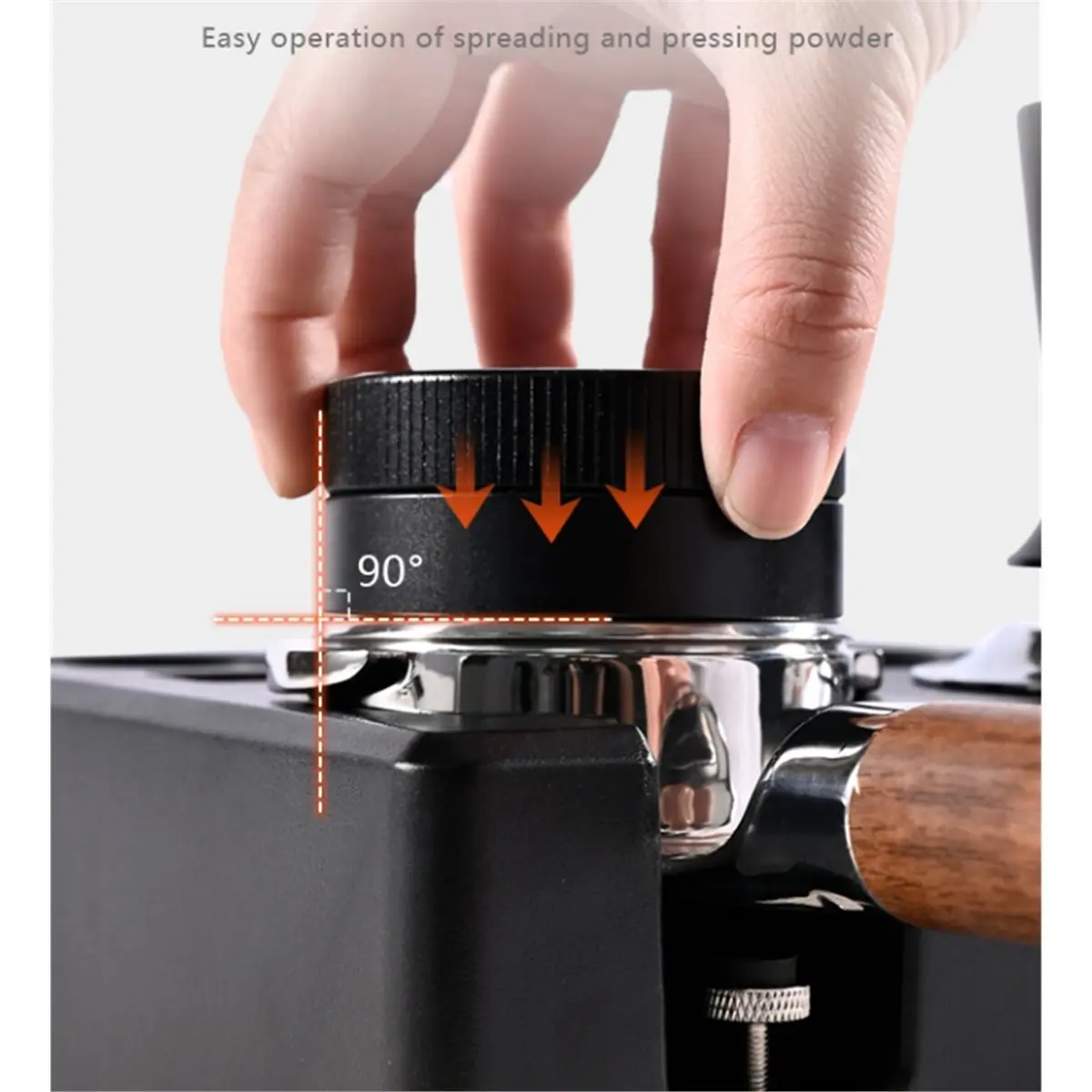 

Станция для темперовки кофе A10R: Подставка для портафильтра с выдвижным ящиком для хранения для кофемашин Delonghi, Breville и других бариста-аксессуаров для эспрессо