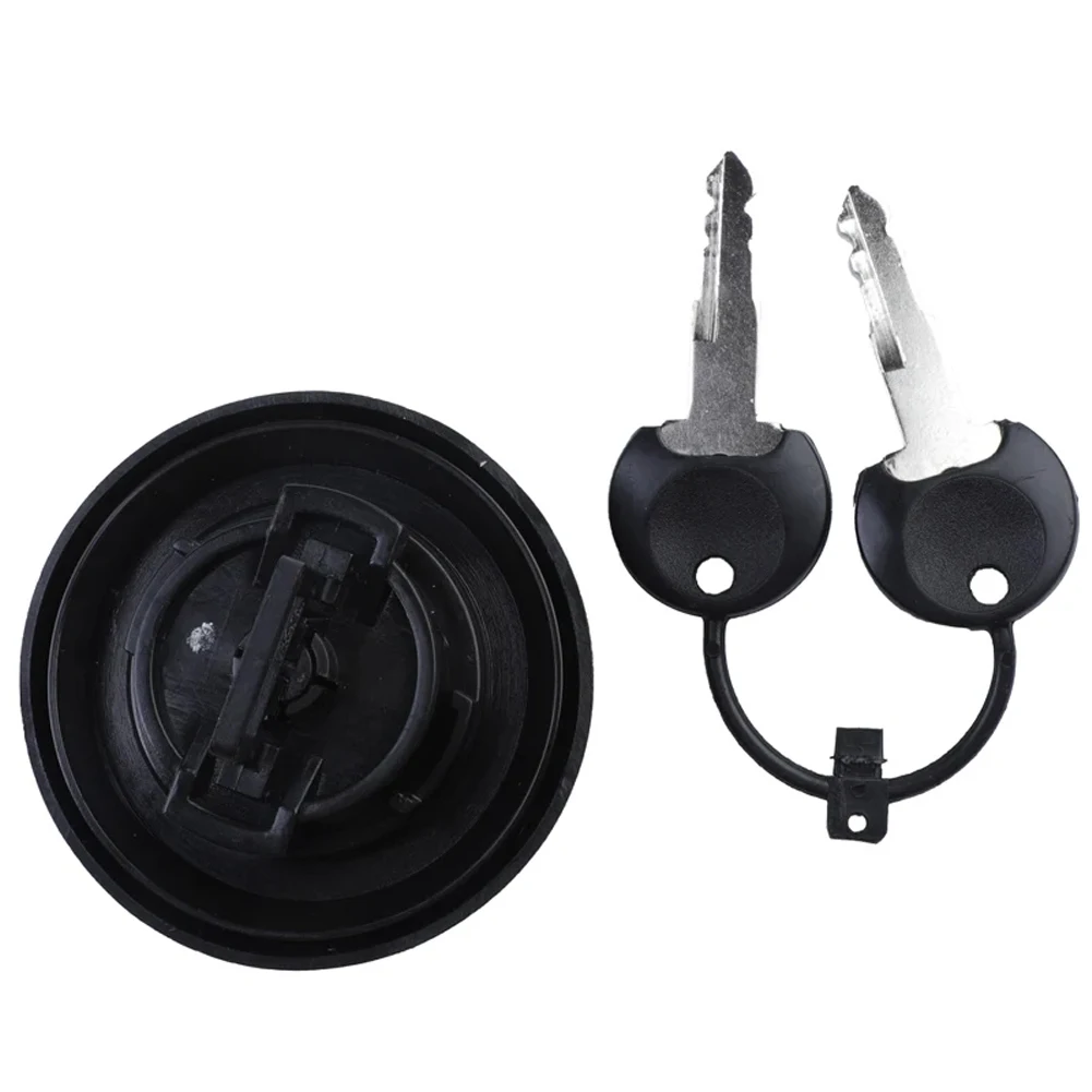 Sleek Black Fuel Tank Cap Designed for Renault Vehicles Including For Clio For Kangoo and For More With Two Keys