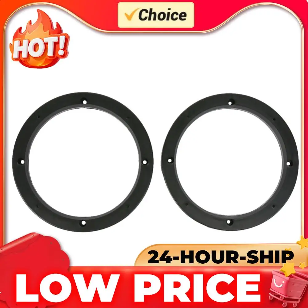 Universal 6.5 Inch Beveled Car Speaker Spacer Adapter Refitting Audio Mat