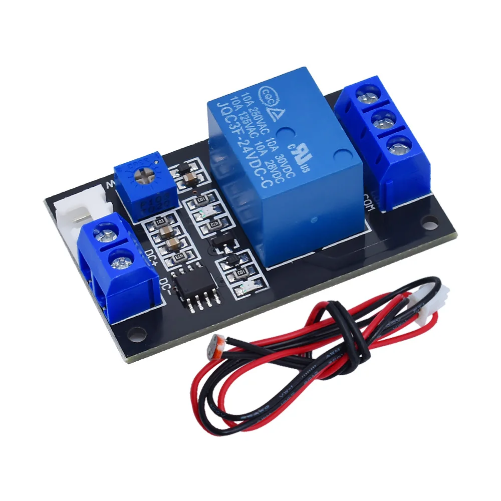 1 Channel 5V 12V 24V Thermistor Relay Module Temperature Controller Temperature Sensor Switch Module Thermostat