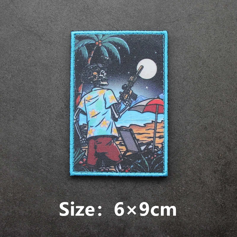 Parche táctico Skull verano – Para mochilas y chaquetas outdoor
