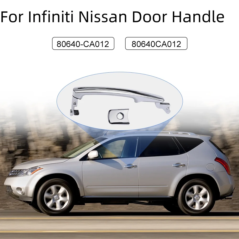 

Door Handle For Infiniti FX35 FX45 2003-2008 For Nissan Murano 2003-2007 Rogue 2010-2013 Exterior Chrome Door Handle Front Left