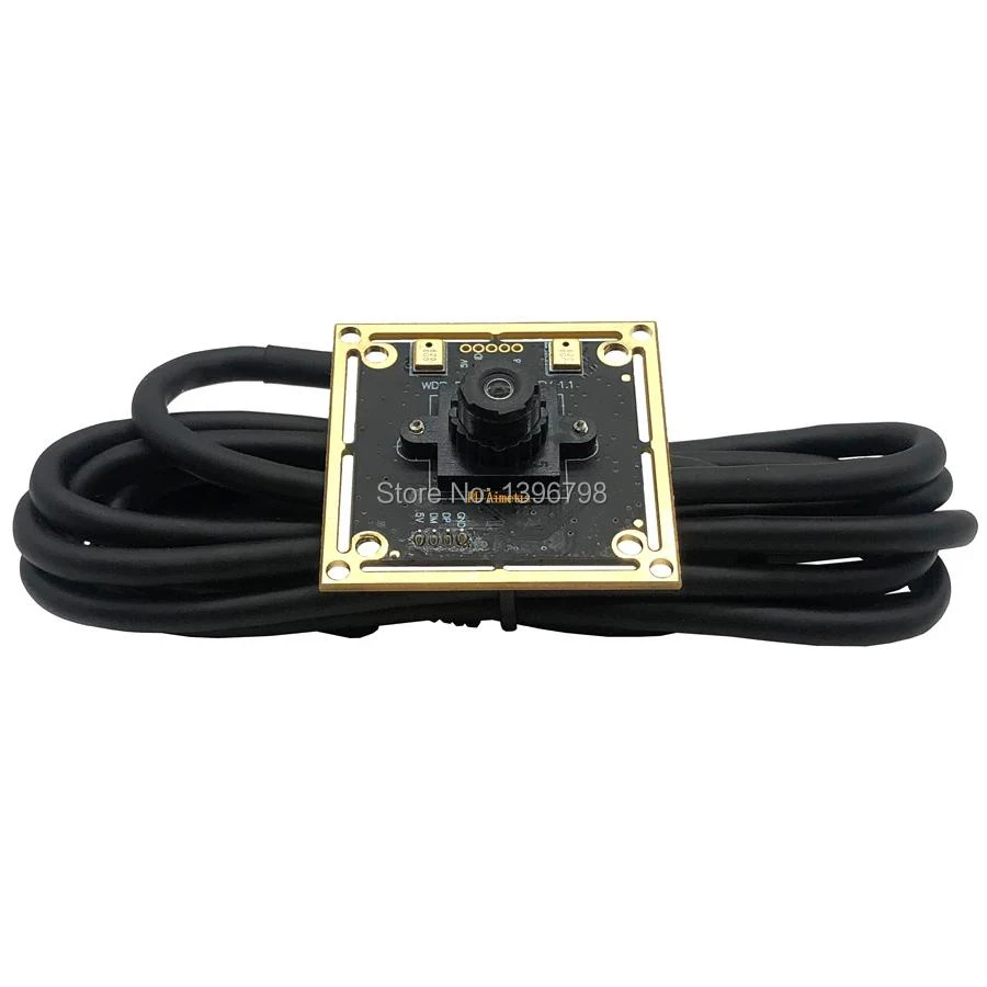 2 MP 100 °   Geringe Verzerrung Weitwinkel OTG UVC 1080P Webcam 30FPS USB-Kameramodul Hintergrundbeleuchtung Aufnahme breite dynamische Unterstützung Audio