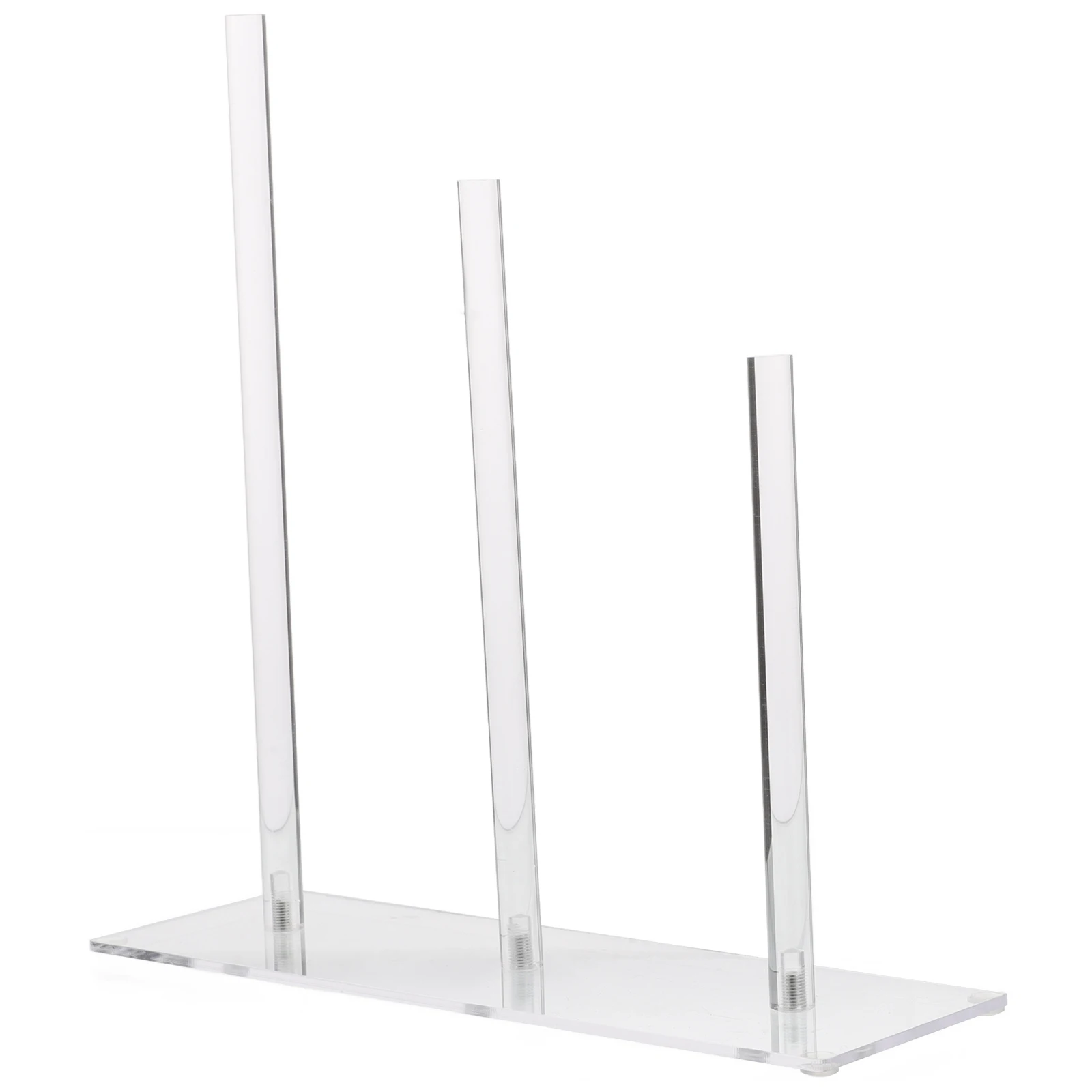 

Clear 3-Tier Hair Accessories Organizer Acrylic Scrunchie Holder Stand for Vanity Bathroom Hair Ties Display Storage