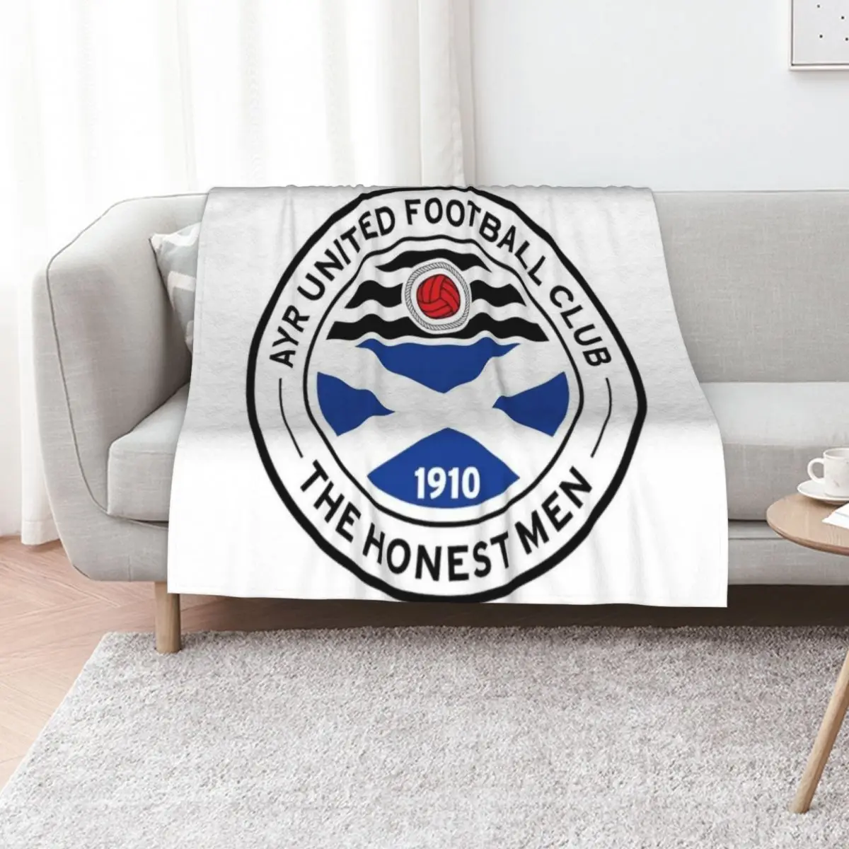 Ayr United Football Club Throw Blanket Luxury Thicken halloween Nap Extra Large Throw Blankets
