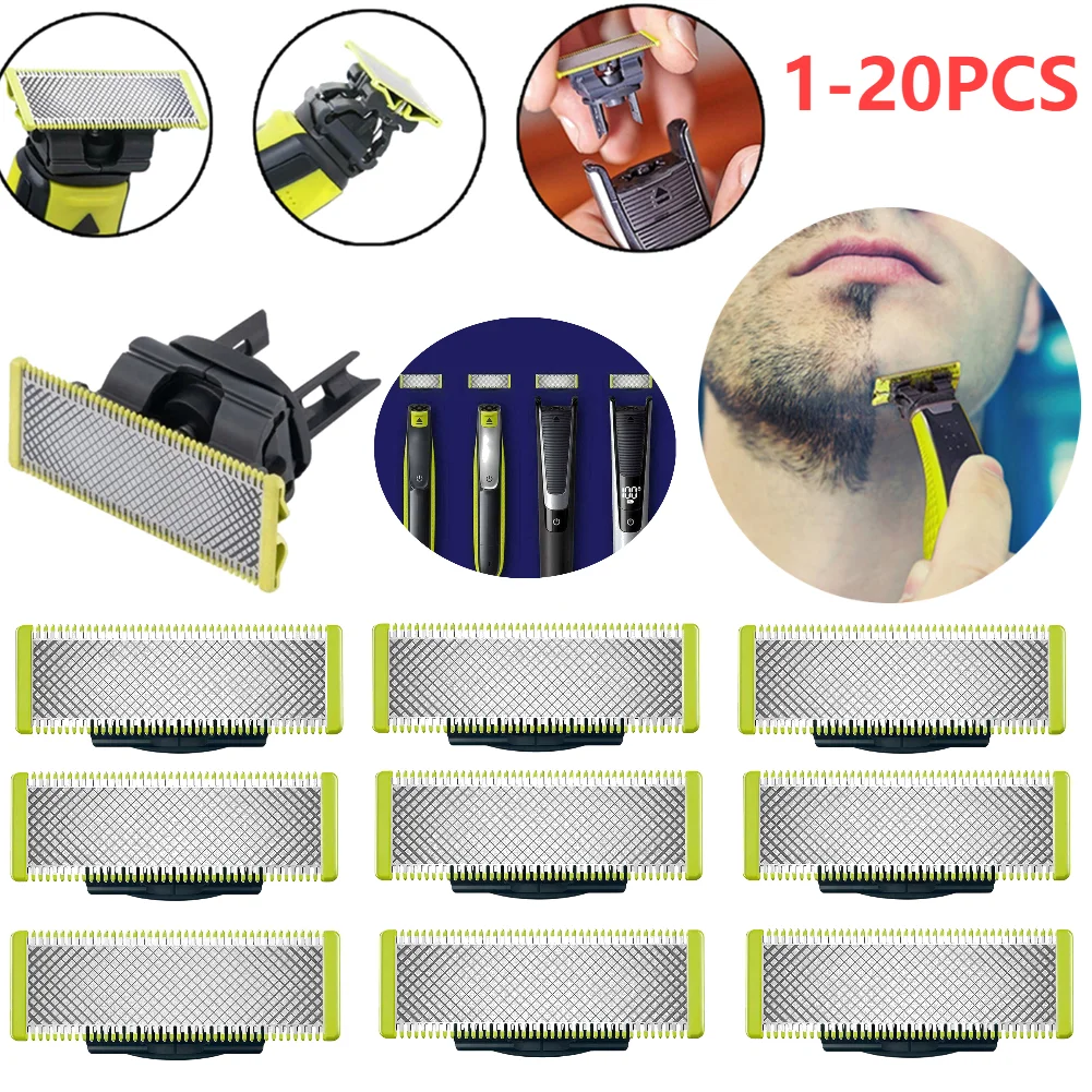 1-20 Pcs One blade Guards Electric Trimmer Shaver Replacement Kit Guide Comb Attachment for QP2530/QP2630/QP6510/QP6520/QP2523