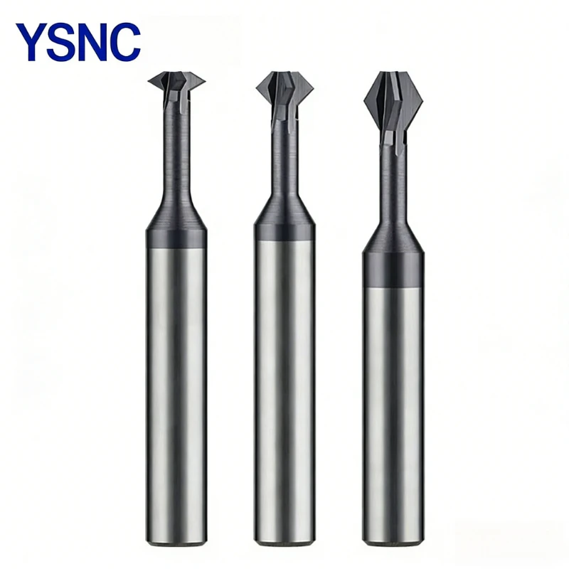

60° 90° 120° Upper and Lower Inner Hole Chamfering CutterTungsten Steel Carbide Milling Cutter HRC60 CNC Cutting Tools End Mills