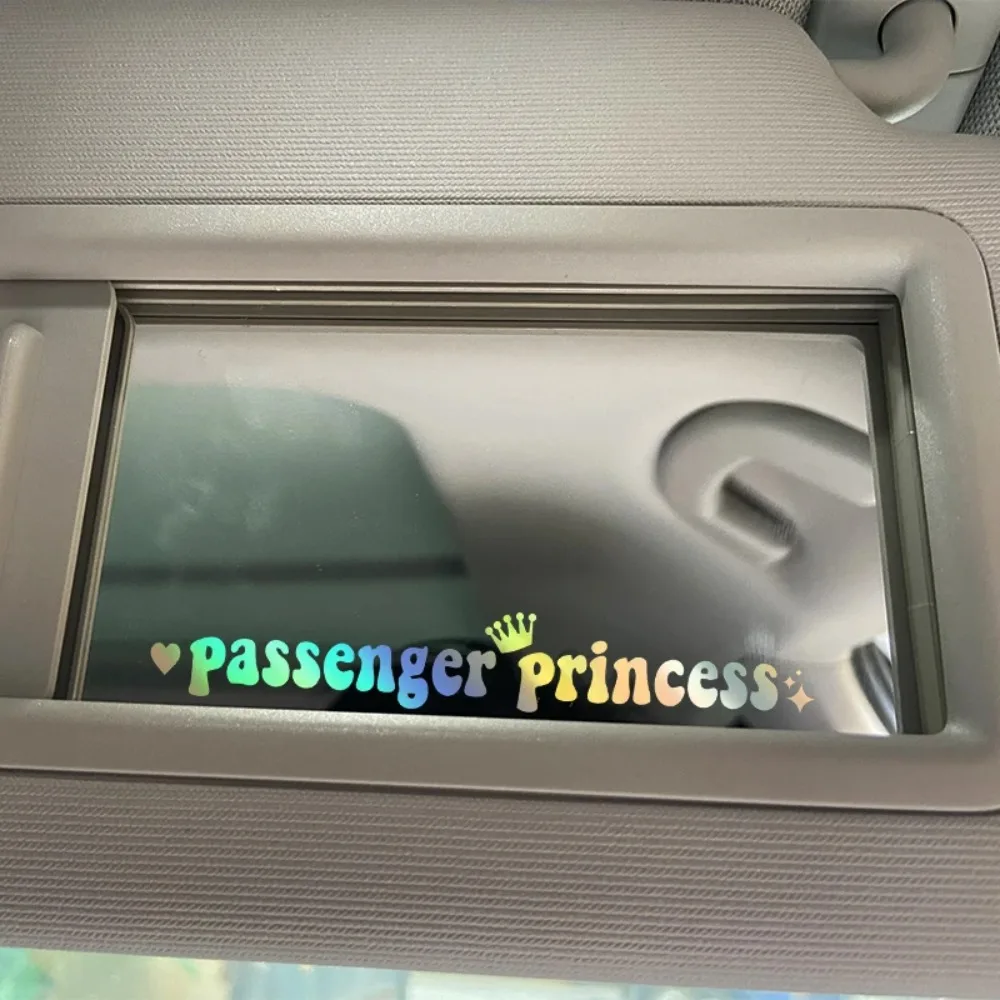 

Automobile Decoration Car Stickers Passenger Princess 15*2.3CM Car Styling Decals Rear Window Sticker Car Rearview Mirrors