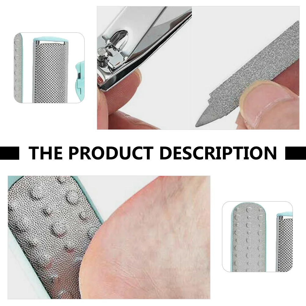 1 セットペディキュアキットスカイブルー角質除去ツール荒れた肌を優しく剥がす滑らかな足のマニキュアカルスリムーバー